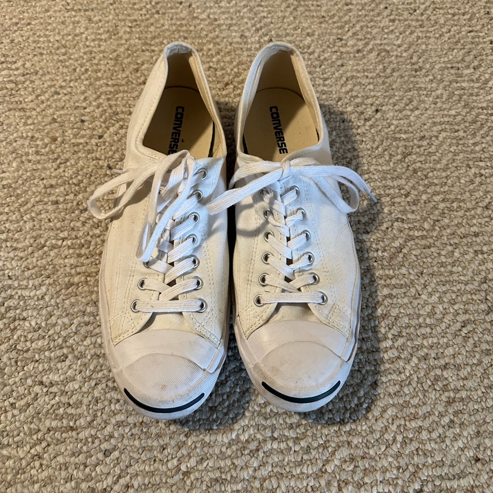 White Converse sneakers